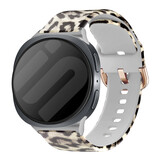 Strap-it® Samsung Galaxy Watch 8 Classic Lucky Leopard bandje Strap-it® Samsung Galaxy Watch 8 Classic Lucky Leopard bandje