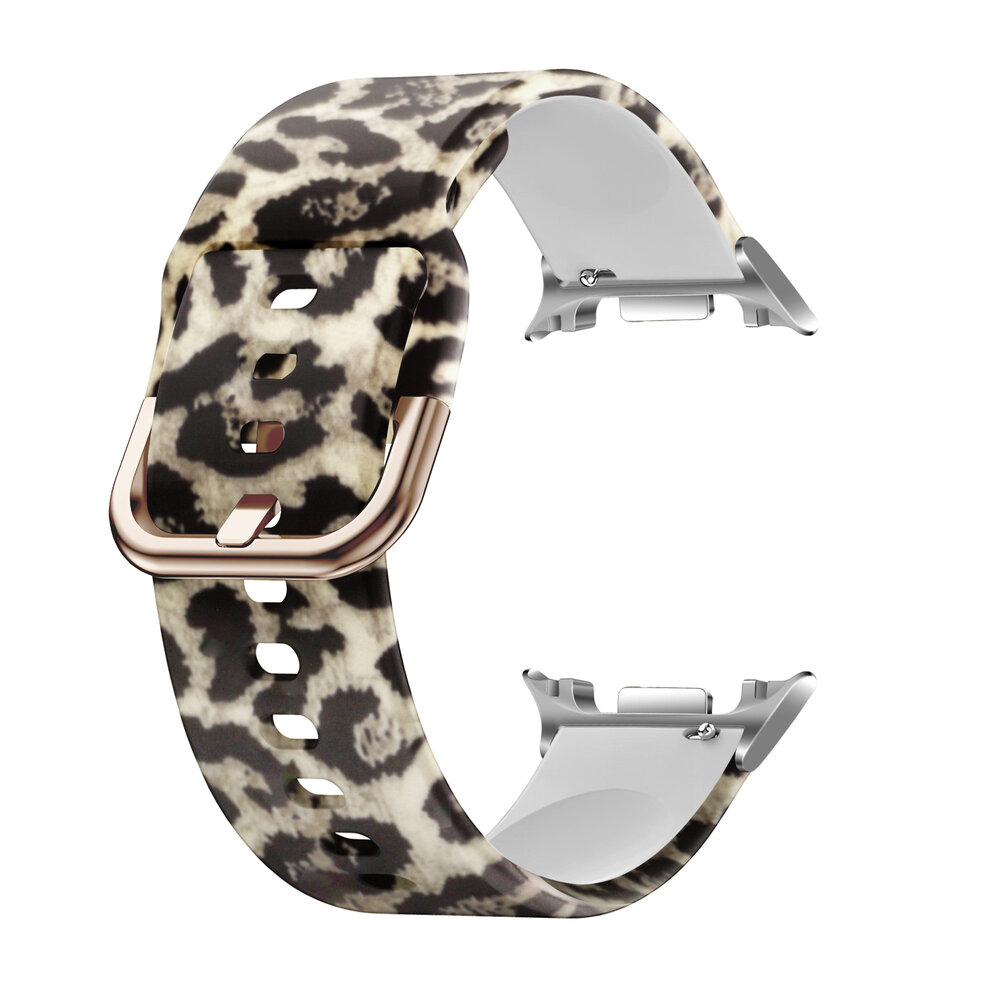 Strap-it® Strap-it  Samsung Galaxy Watch 8 Classic Lucky Leopard bandje