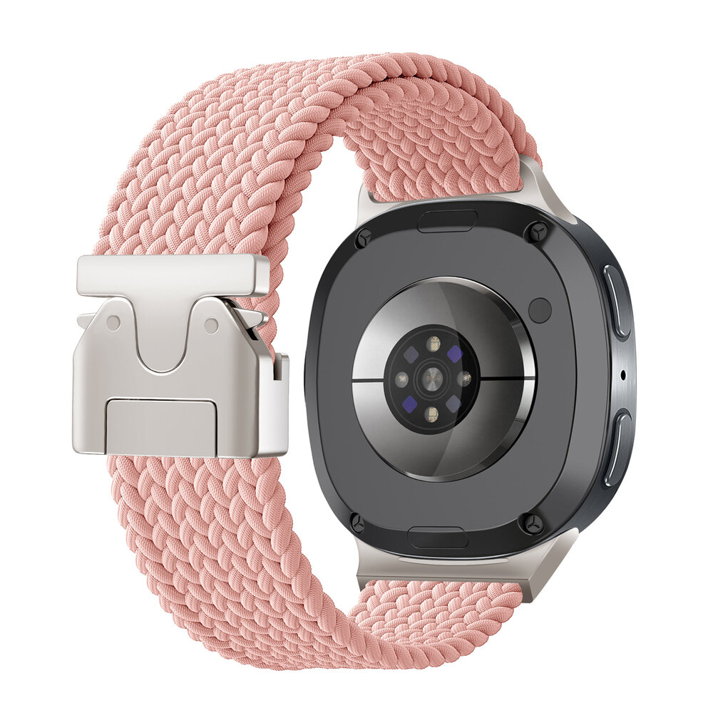 Strap-it® Strap-it Samsung Galaxy Watch 8 - 40mm gevlochten band met P-buckle (roze)