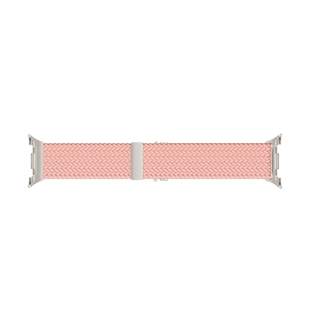 Strap-it® Strap-it Samsung Galaxy Watch 8 - 40mm gevlochten band met P-buckle (roze)