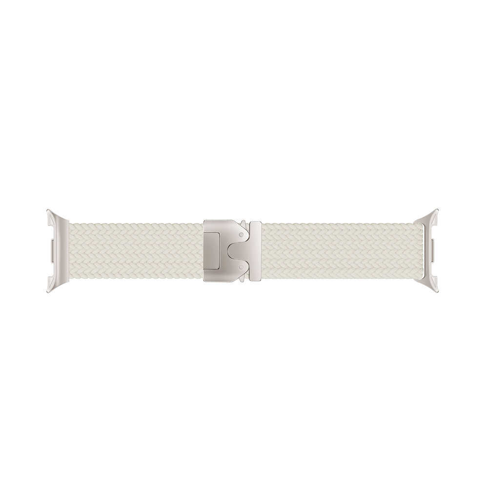 Strap-it® Strap-it Samsung Galaxy Watch 8 - 44mm gevlochten band met P-buckle (sterrenlicht)