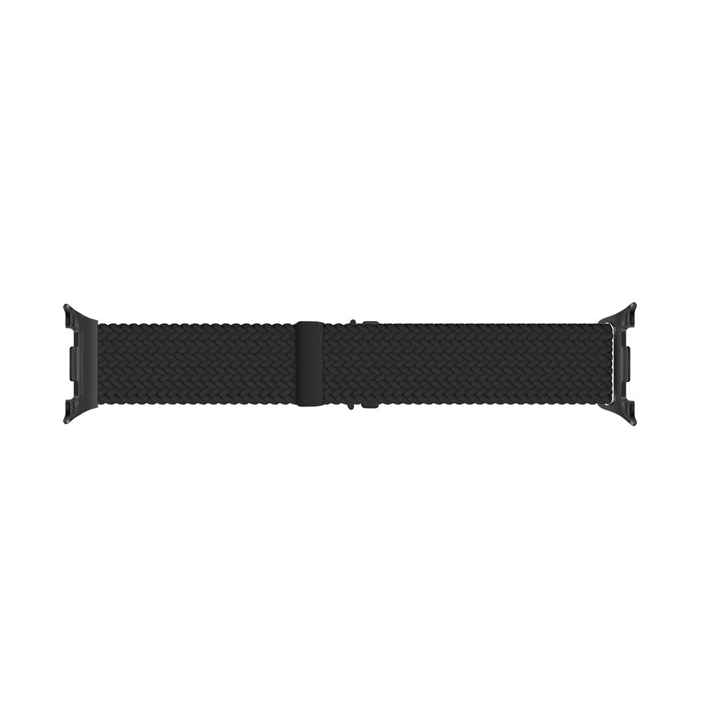 Strap-it® Strap-it Samsung Galaxy Watch 8 Classic gevlochten band met P-buckle (zwart)