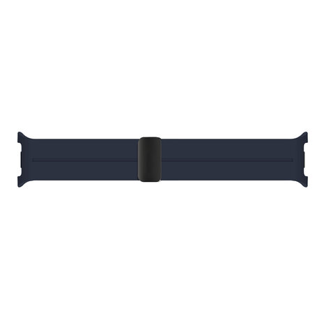 Strap-it® Strap-it Samsung Galaxy Watch 8 - 44mm D-buckle siliconen bandje (donkerblauw)