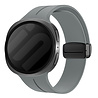 Strap-it® Strap-it Samsung Galaxy Watch 8 - 40mm D-buckle siliconen bandje (donkergrijs) Strap-it® Strap-it Samsung Galaxy Watch 8 - 40mm D-buckle siliconen bandje (donkergrijs)