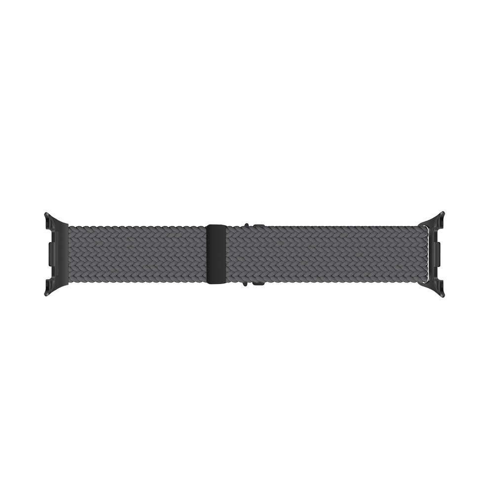 Strap-it® Strap-it Samsung Galaxy Watch 8 - 40mm gevlochten band met P-buckle (donkergrijs)