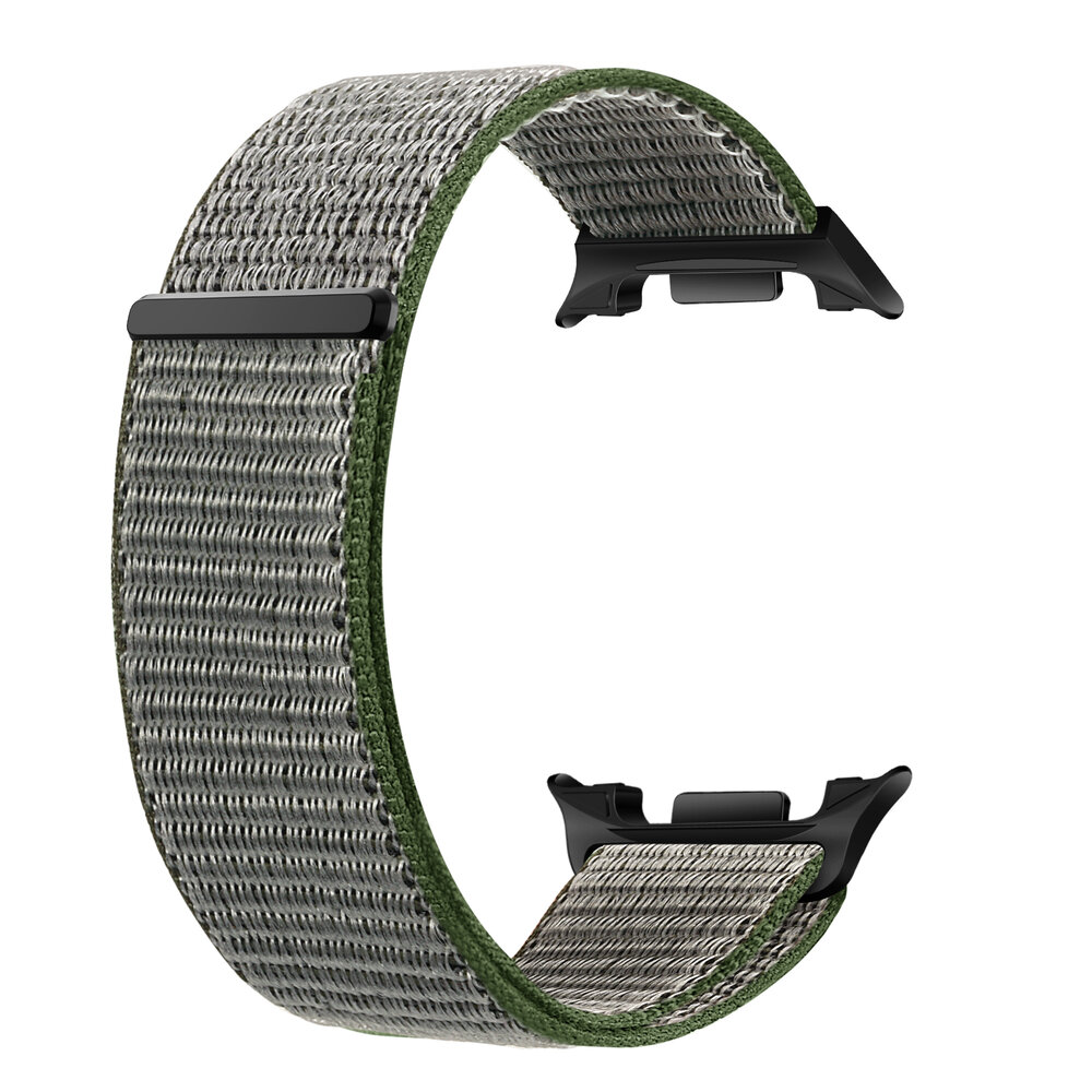 Strap-it® Strap-it Samsung Galaxy Watch 8 - 40mm nylon bandje (olijfgroen) Strap-it® Strap-it Samsung Galaxy Watch 8 - 40mm nylon bandje (olijfgroen)