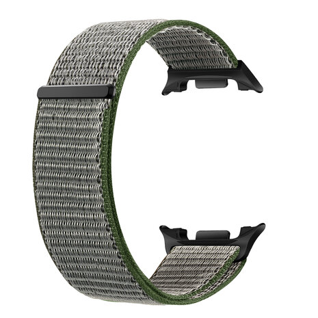 Strap-it® Strap-it Samsung Galaxy Watch 8 - 40mm nylon bandje (olijfgroen) Strap-it® Strap-it Samsung Galaxy Watch 8 - 40mm nylon bandje (olijfgroen)