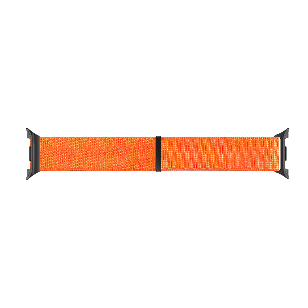 Strap-it® Strap-it  Samsung Galaxy Watch 8 - 40mm nylon bandje (oranje)