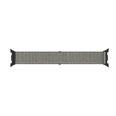 Strap-it® Strap-it  Samsung Galaxy Watch 8 - 44mm nylon bandje (olijfgroen)
