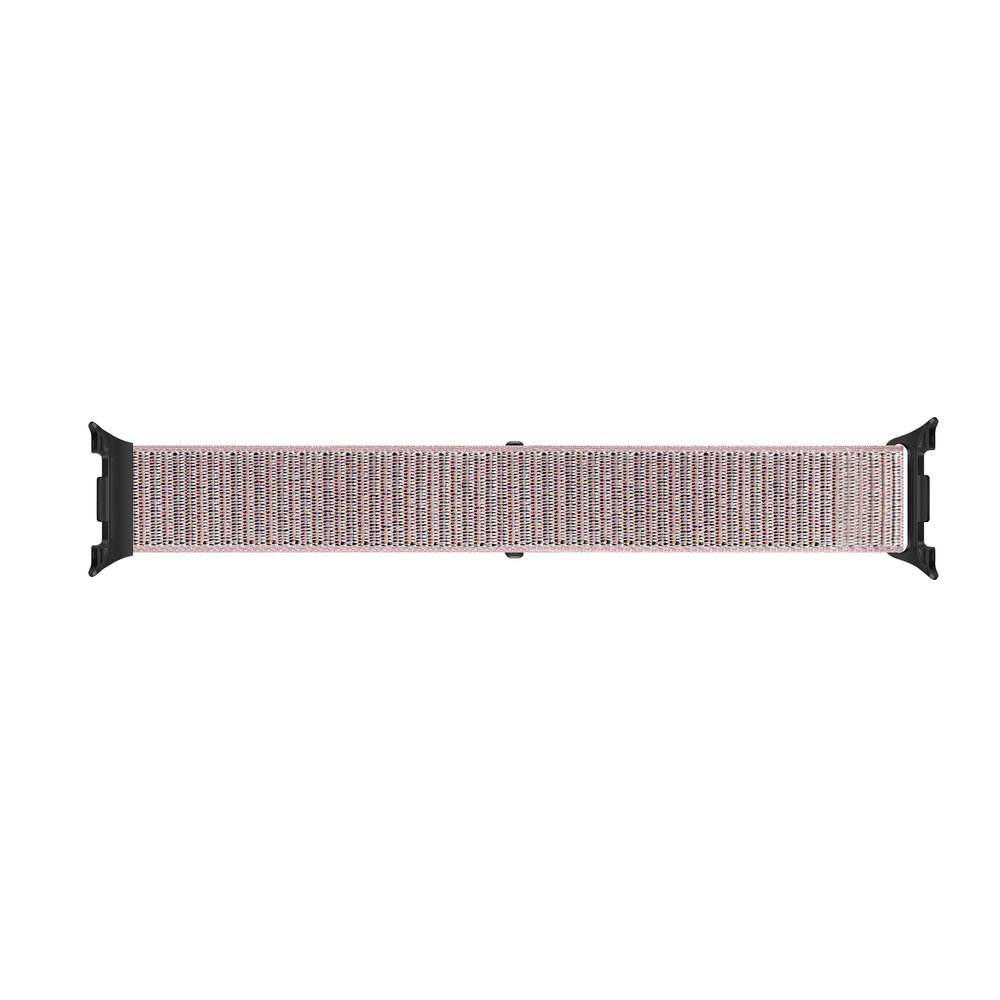 Strap-it® Strap-it  Samsung Galaxy Watch 8 Classic nylon bandje (roze)