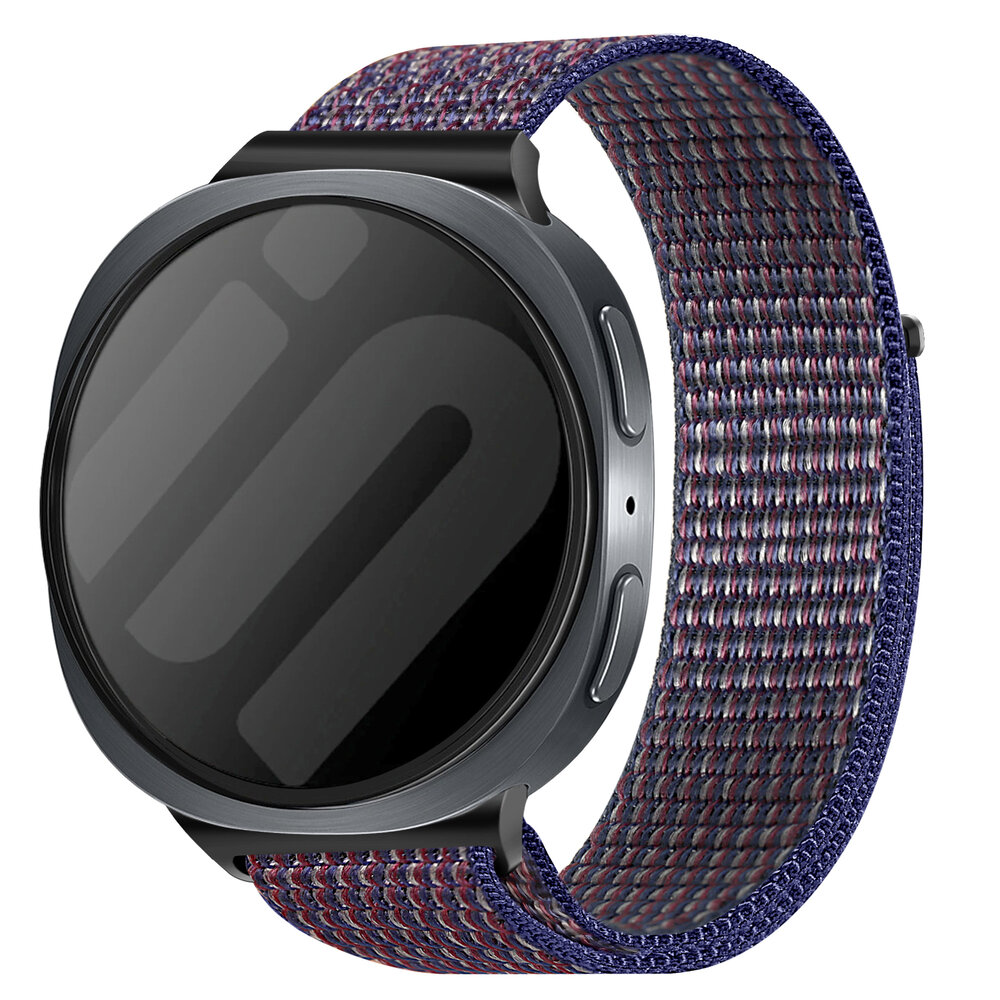 Strap-it® Strap-it Samsung Galaxy Watch 8 Classic nylon bandje (indigo blauw) Strap-it® Strap-it Samsung Galaxy Watch 8 Classic nylon bandje (indigo blauw)