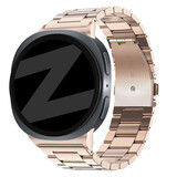 Bandz Bandz Samsung Galaxy Watch 8 - 40mm stalen band 'Classic' (rosé goud)
