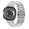 Bandz Bandz Samsung Galaxy Watch 8 - 44mm stalen band 'Classic' (zilver) Bandz Bandz Samsung Galaxy Watch 8 - 44mm stalen band 'Classic' (zilver)