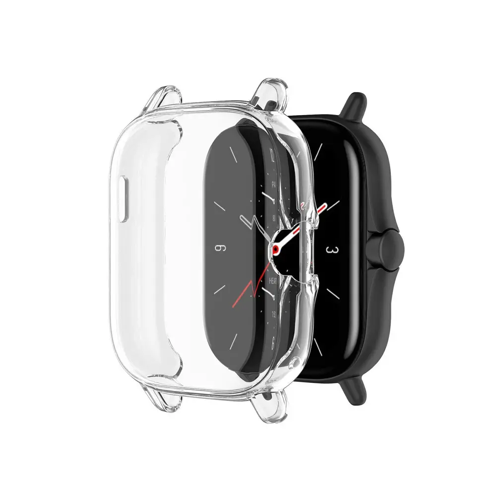 Strap-it® Strap-it Amazfit GTS 3 TPU case (transparant)