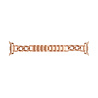Strap-it® Strap-it Samsung Galaxy Watch 8 - 40mm steel chain band (rosé goud) Strap-it® Strap-it Samsung Galaxy Watch 8 - 40mm steel chain band (rosé goud)