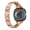 Strap-it® Strap-it Samsung Galaxy Watch 8 Classic steel chain band (rosé goud) Strap-it® Strap-it Samsung Galaxy Watch 8 Classic steel chain band (rosé goud)