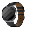 Strap-it® Strap-it Samsung Galaxy Watch 8 Classic modern leren band (zwart) Strap-it® Strap-it Samsung Galaxy Watch 8 Classic modern leren band (zwart)
