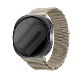 Strap-it® Samsung Galaxy Watch 8 - 44mm Milanese band (retro goud) Strap-it® Samsung Galaxy Watch 8 - 44mm Milanese band (retro goud)