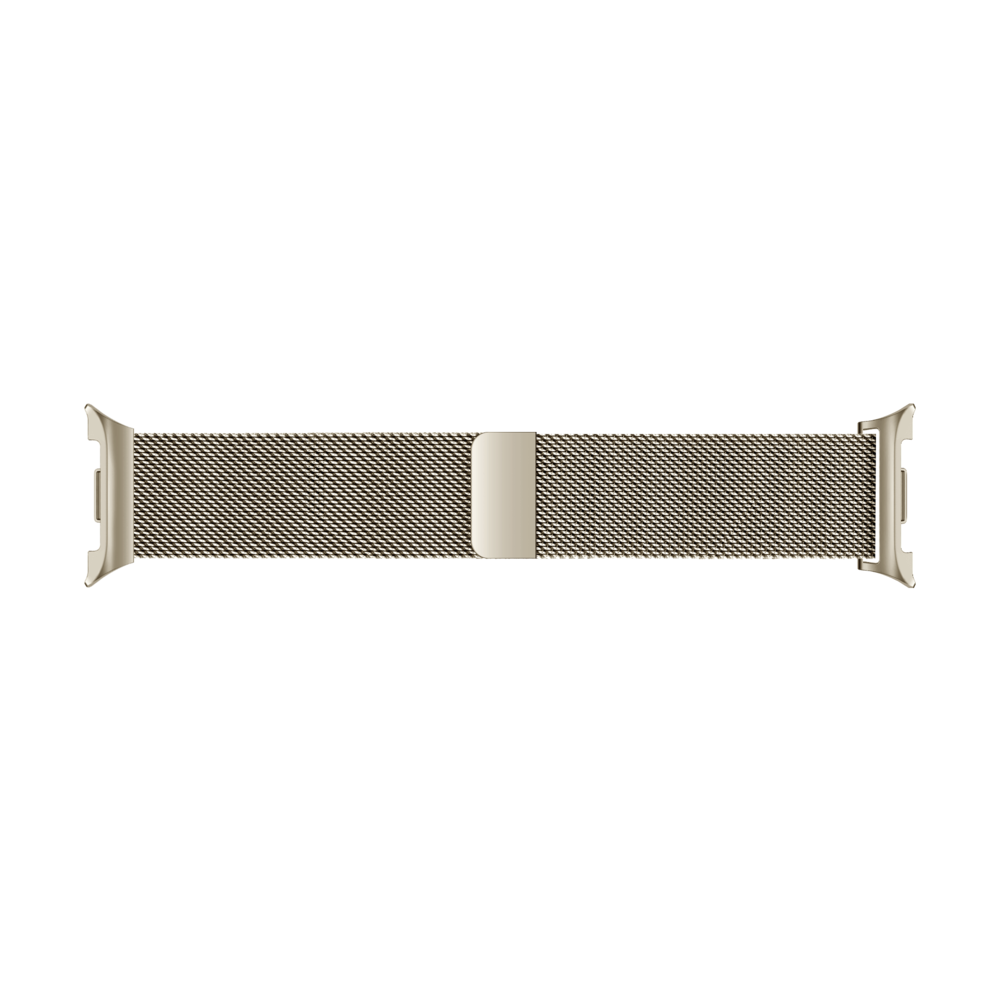 Strap-it® Strap-it Samsung Galaxy Watch 8 - 44mm Milanese band (retro goud) Strap-it® Strap-it Samsung Galaxy Watch 8 - 44mm Milanese band (retro goud)