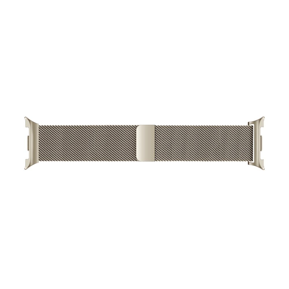 Strap-it® Strap-it Samsung Galaxy Watch 8 Classic Milanese band (retro goud)