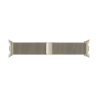 Strap-it® Strap-it Samsung Galaxy Watch 8 Classic Milanese band (retro goud) Strap-it® Strap-it Samsung Galaxy Watch 8 Classic Milanese band (retro goud)