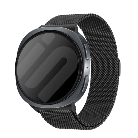 Strap-it® Strap-it Samsung Galaxy Watch 8 - 40mm Milanese band (zwart)