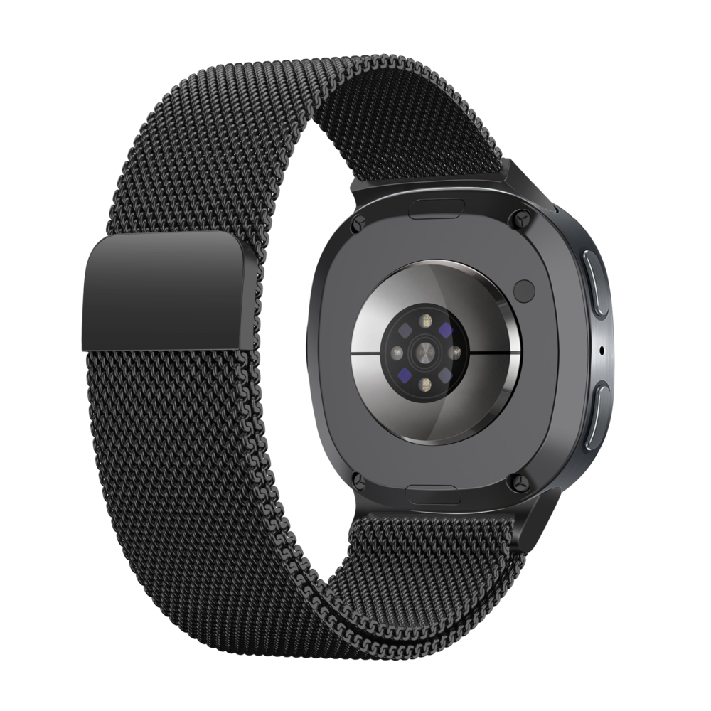 Strap-it® Strap-it Samsung Galaxy Watch 8 - 40mm Milanese band (zwart)