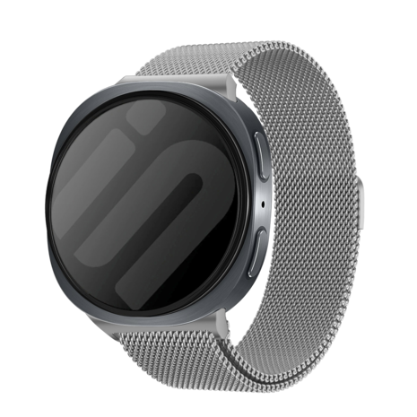 Strap-it® Strap-it Samsung Galaxy Watch 8 - 40mm Milanese band (zilver)