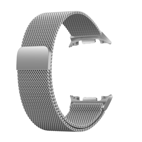 Strap-it® Strap-it Samsung Galaxy Watch 8 - 40mm Milanese band (zilver)