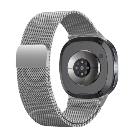 Strap-it® Strap-it Samsung Galaxy Watch 8 - 40mm Milanese band (zilver)