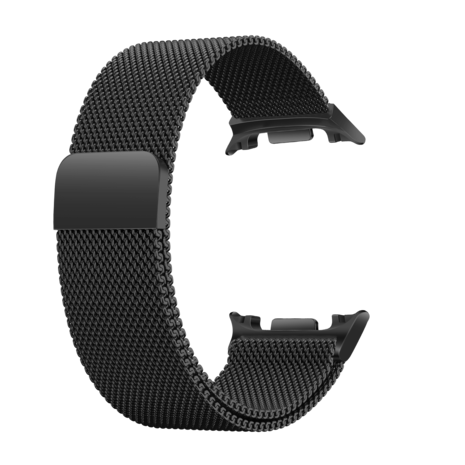 Strap-it® Strap-it Samsung Galaxy Watch 8 - 44mm Milanese band (zwart)