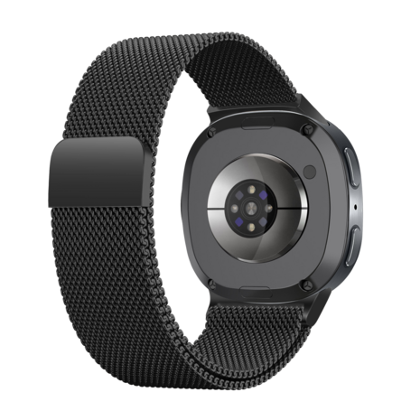 Strap-it® Strap-it Samsung Galaxy Watch 8 Classic Milanese band (zwart)