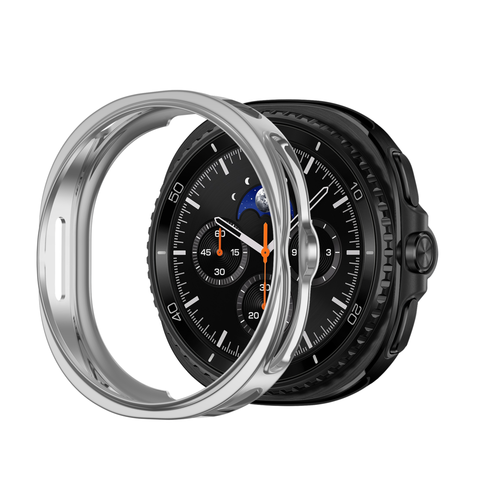 Bandz Bandz Samsung Galaxy Watch 8 Classic TPU hoesje (zilver) Bandz Bandz Samsung Galaxy Watch 8 Classic TPU hoesje (zilver)