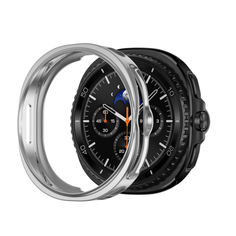 Bandz Bandz Samsung Galaxy Watch 8 Classic TPU hoesje (zilver) Bandz Bandz Samsung Galaxy Watch 8 Classic TPU hoesje (zilver)