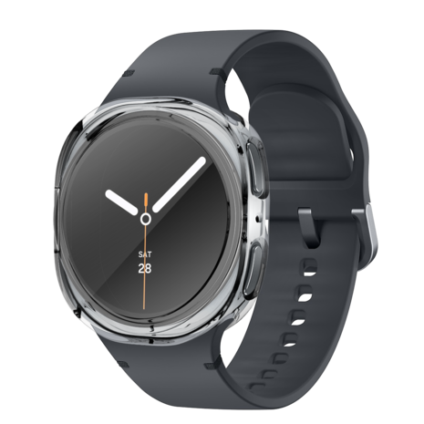 Bandz Bandz Samsung Galaxy Watch 8 - 44mm TPU hoesje (transparant)