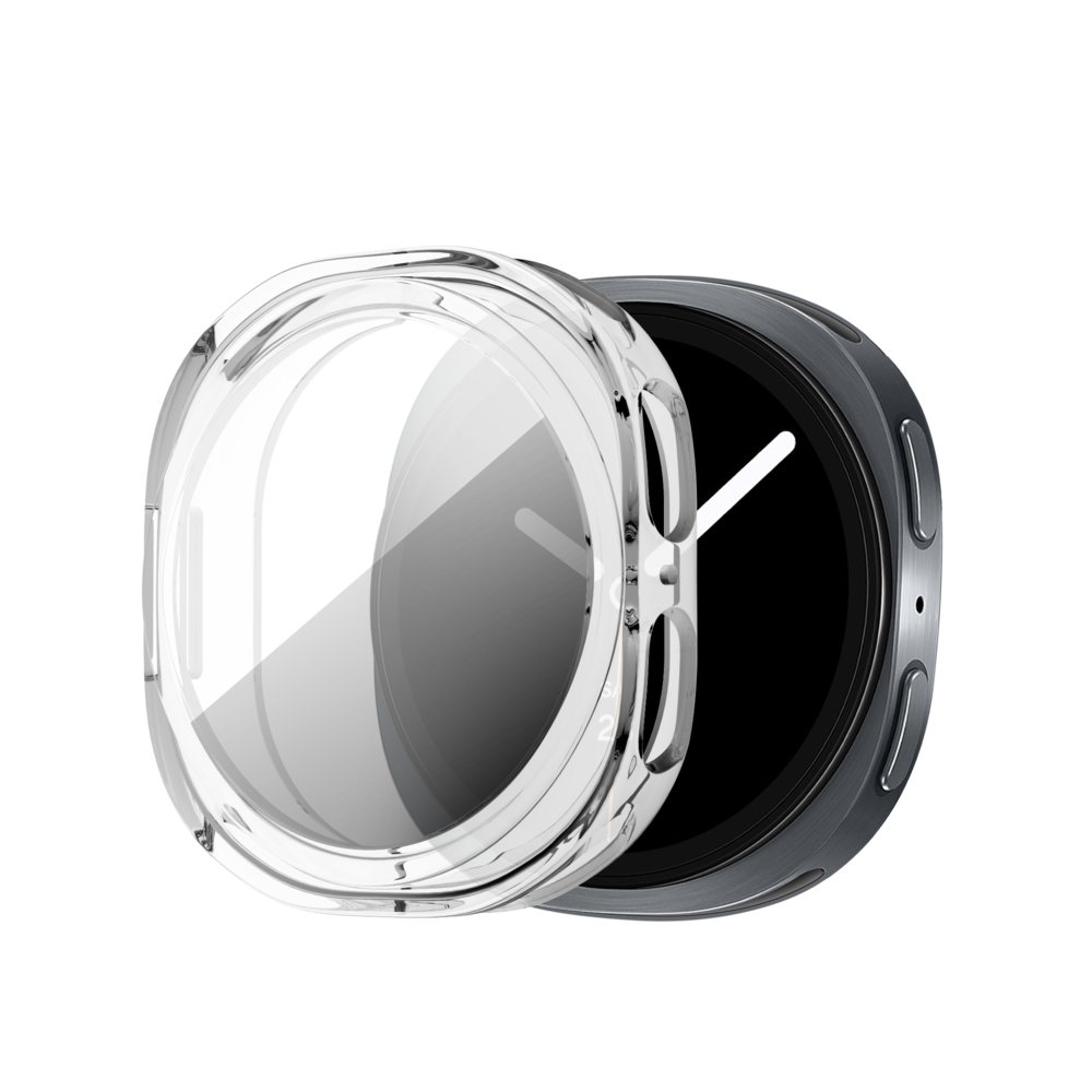 Bandz Bandz Samsung Galaxy Watch 8 - 44mm TPU hoesje (transparant)