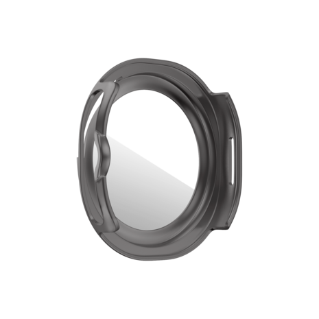 Bandz Bandz Samsung Galaxy Watch 8 Classic bezel hoesje met glas (titanium grijs/wit) Bandz Bandz Samsung Galaxy Watch 8 Classic bezel hoesje met glas (titanium grijs/wit)