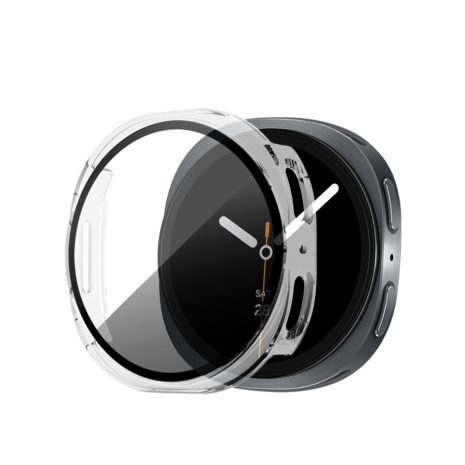 Bandz Bandz Samsung Galaxy Watch 8 - 40mm PC hoesje met glas (transparant) Bandz Bandz Samsung Galaxy Watch 8 - 40mm PC hoesje met glas (transparant)