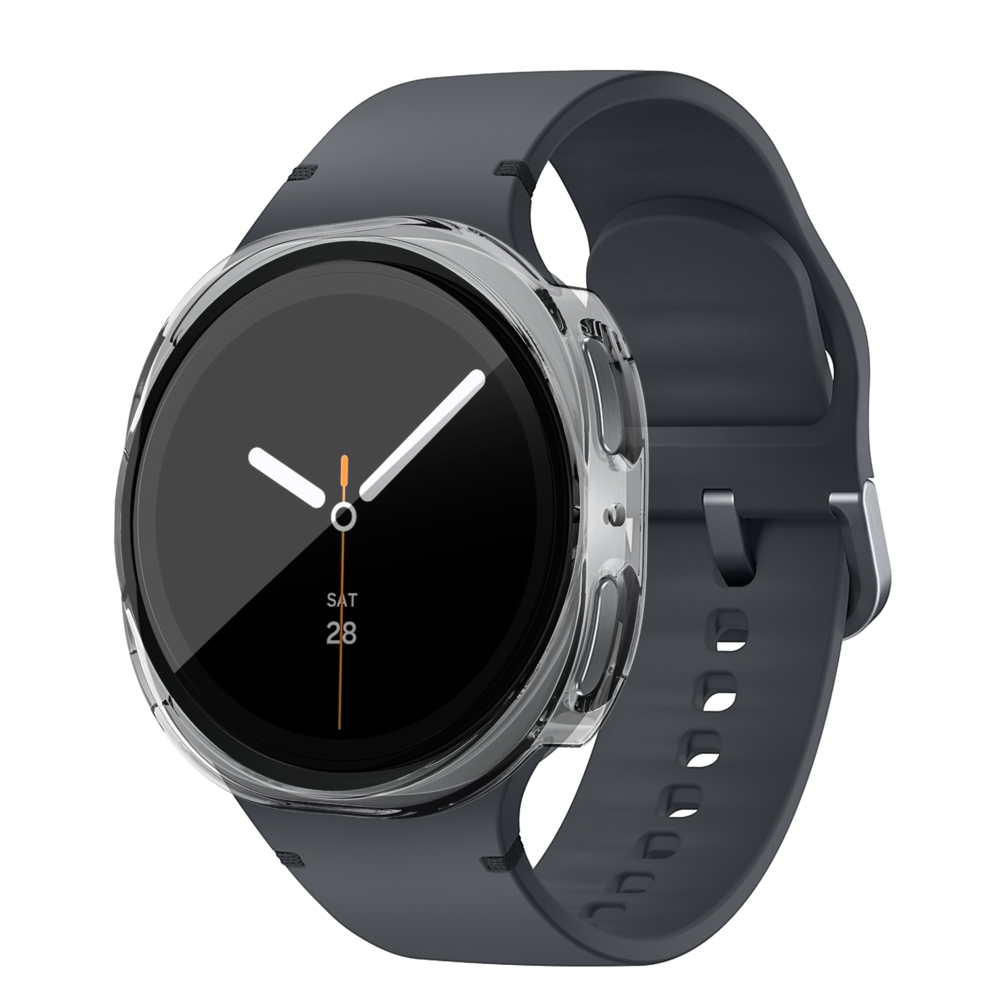 Bandz Bandz Samsung Galaxy Watch 8 - 40mm PC hoesje met glas (transparant) Bandz Bandz Samsung Galaxy Watch 8 - 40mm PC hoesje met glas (transparant)