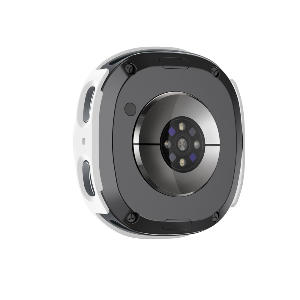 Bandz Bandz Samsung Galaxy Watch 8 - 40mm PC hoesje met glas (wit) Bandz Bandz Samsung Galaxy Watch 8 - 40mm PC hoesje met glas (wit)