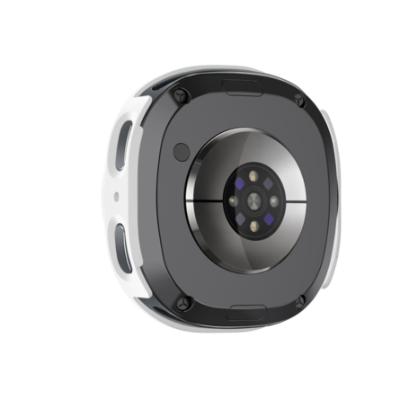 Bandz Bandz Samsung Galaxy Watch 8 - 40mm PC hoesje met glas (wit) Bandz Bandz Samsung Galaxy Watch 8 - 40mm PC hoesje met glas (wit)