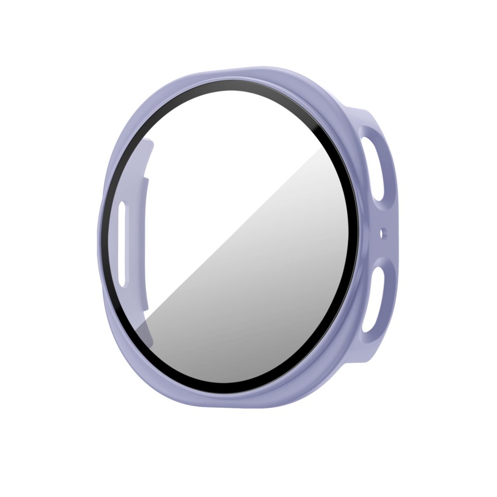 Bandz Bandz Samsung Galaxy Watch 8 - 40mm PC hoesje met glas (paars)