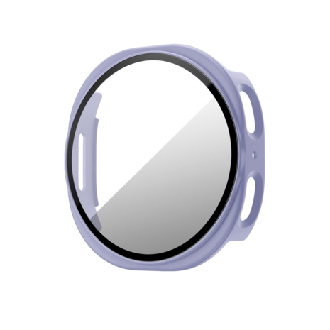 Bandz Bandz Samsung Galaxy Watch 8 - 40mm PC hoesje met glas (paars)