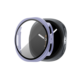 Bandz Bandz Samsung Galaxy Watch 8 - 40mm PC hoesje met glas (paars)