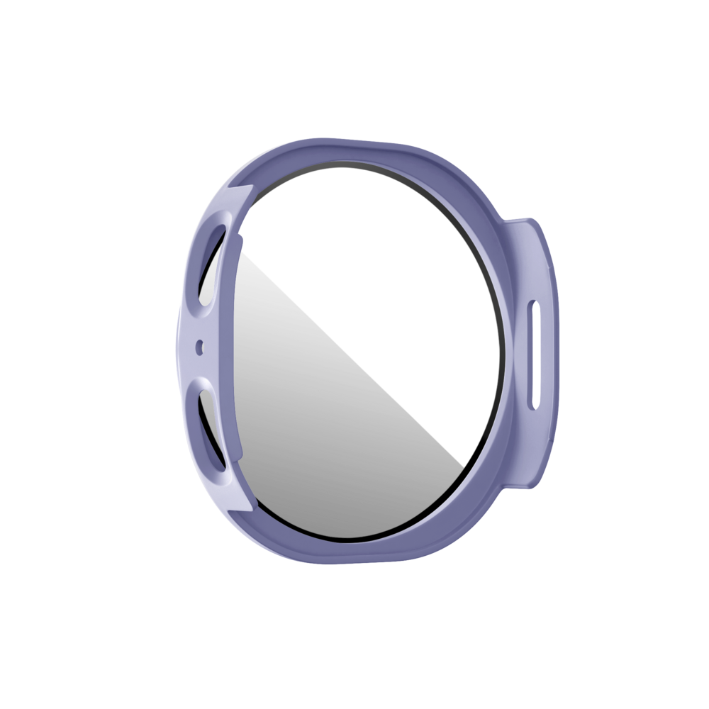 Bandz Bandz Samsung Galaxy Watch 8 - 40mm PC hoesje met glas (paars)