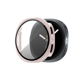 Bandz Bandz Samsung Galaxy Watch 8 - 40mm PC hoesje met glas (roze)