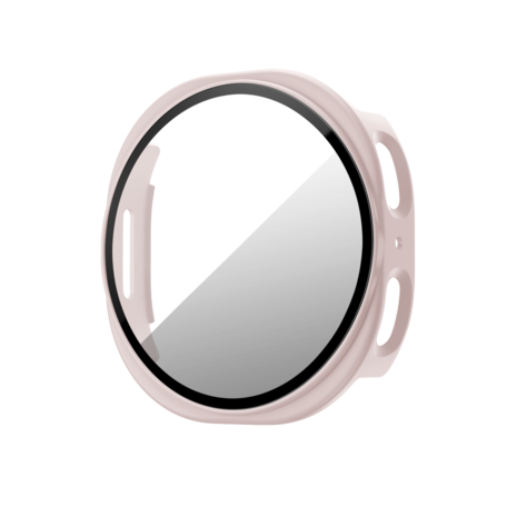 Bandz Bandz Samsung Galaxy Watch 8 - 40mm PC hoesje met glas (roze)