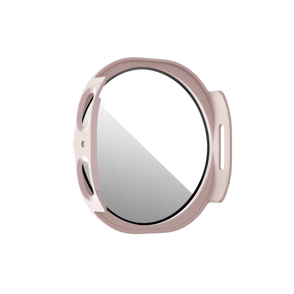 Bandz Bandz Samsung Galaxy Watch 8 - 40mm PC hoesje met glas (roze)