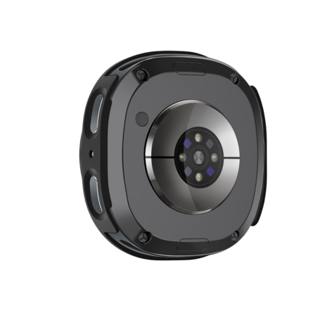 Bandz Bandz Samsung Galaxy Watch 8 - 44mm PC hoesje met glas (zwart)