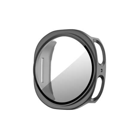 Bandz Bandz Samsung Galaxy Watch 8 - 44mm PC hoesje met glas (titanium grijs) Bandz Bandz Samsung Galaxy Watch 8 - 44mm PC hoesje met glas (titanium grijs)
